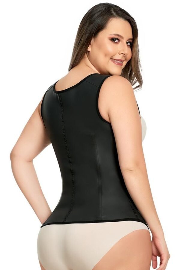 chaleco-grueso-latex-atras Faja Chaleco de Látex Talle Largo Bella Michell