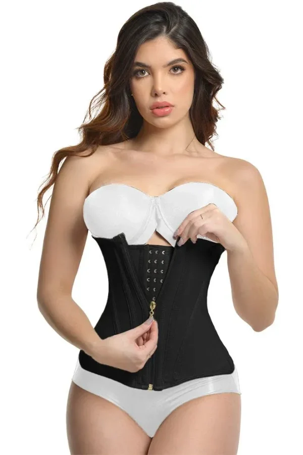 cinturilla-ultra-cintura-15-varillas-negra-frente Cinturilla Ultra Cintura Bella Michell