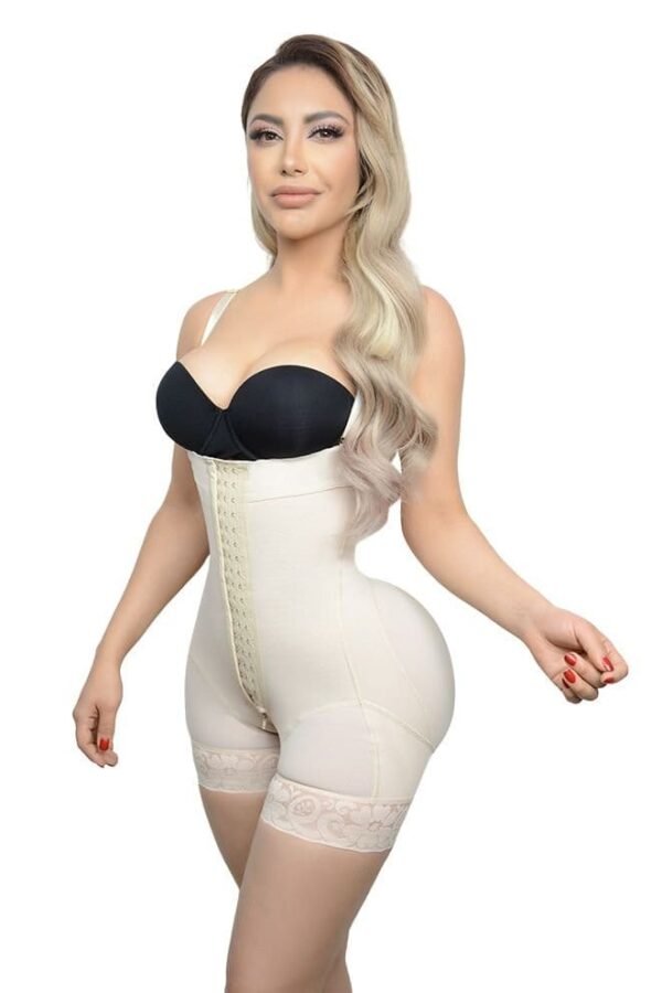 roxy-beige-frente Faja Short Reloj de Arena Bella Michell