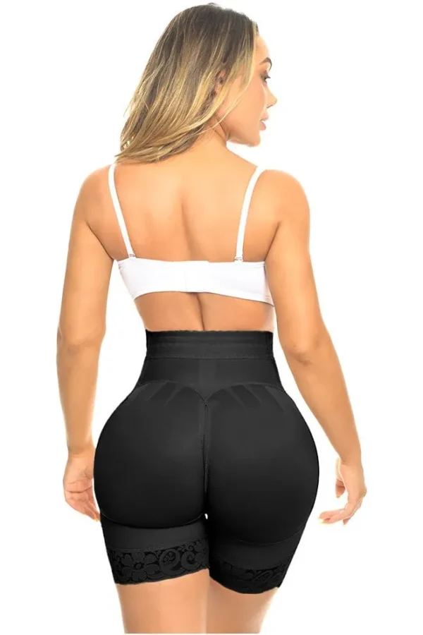 short-aileen-push-up-levante-gluteos-negra-atras Short Push Up Levanta Glúteos Bella Michell