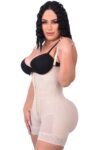 Faja Short Estraple 3 Filas de Broches Realce Maxi Bella Michell FP5031 Ruth
